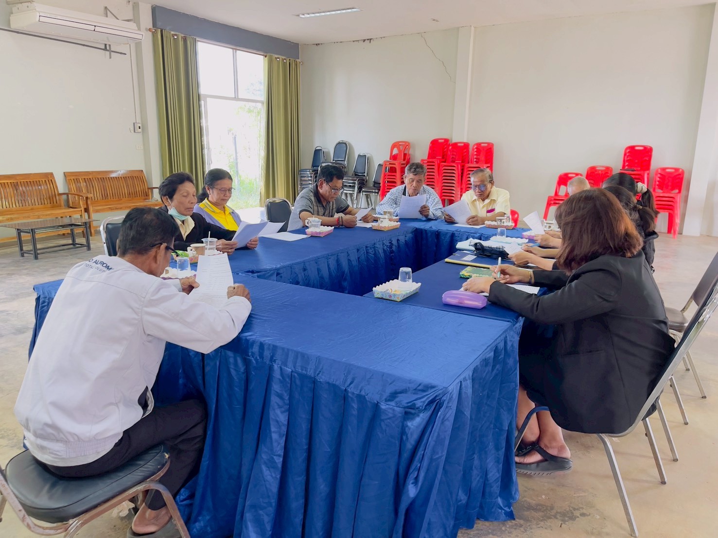 ประชุมผู้สูงอายุตำบลเมืองเกษตร